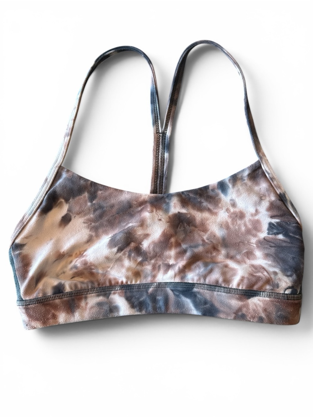 lululemon athletica Tie-Dye Sports Bra - Brown & Blue